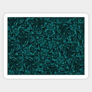 Teal Intricacy Sticker